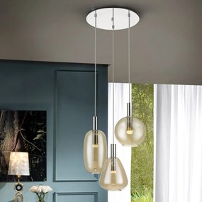 Lustra LED suspendata design modern Nara 3L