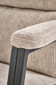 Scaun de birou Adriano stofa bej H110 cm