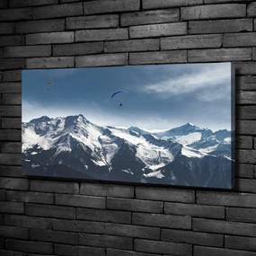 Tablou pe pânză Parapantism alpi