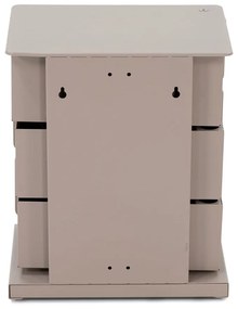 Comodă taupe din metal 37x45x26 cm Joey – Spinder Design