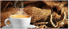 Tablou - O ceașcă de cafea (120x50 cm)