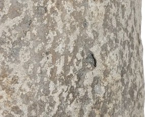 Vază decorativă de podea, stil rustic artizanal, culoare gri, din teracotă, „Terracotta”