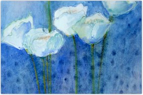 Tablou - Lalele albe (90x60 cm)