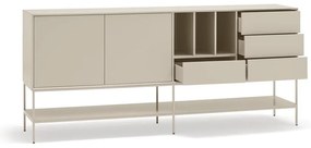 Comodă crem 220x98x45 cm Platt – Teulat
