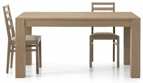 MASA FAVOLA - EXTENSIBILA FINISAJ STEJAR PERIAT - STEJAR SEPIA - 180 cm / 90 cm / 77 cm