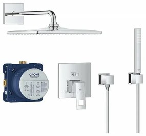 Sistem de dus incastrat Grohe Eurocube Perfect Rainshower Mono 310 Cube crom