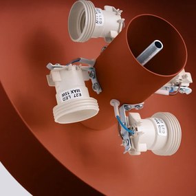 Plafonieră portocalie ø 30 cm Blacko – Sollux