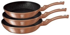 Set 3 tigai Rose Gold Metalic Line Berlinger Haus BH 1278N (Copper)