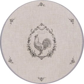 Platou decorativ de prezentare Ø 33 cm, bej, "La Belle Vie à la Ferme"