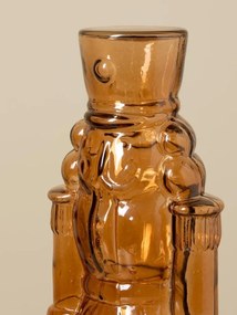 Figurină decorativă din sticlă, camel, model spărgător de nuci cu detalii în relief, finisaj lucios, 31 x 11 x 11 cm, „Casse-Noisette”