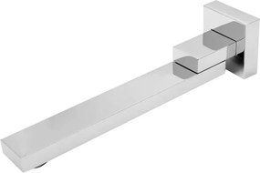 Pipa cada mobila FDesign Inula design dreptunghiular crom lucios 26 cm