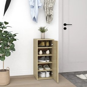vidaXL Pantofar, stejar sonoma, 32x35x70 cm, PAL