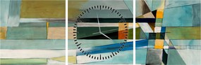 Tablou - Abstract (cu ceas) (90x30 cm)