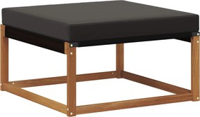 vidaXL Taburet pentru exterior Lemn Solid de Acacia natural