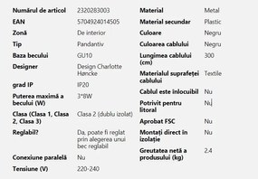 Lustra/Pendul modern design minimalist nordic Rochelle