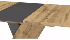 Masa extensibila Exel stejar artizan/antracit L140-180 cm