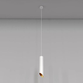 Pendul design tehnic Lipari alb, auriu