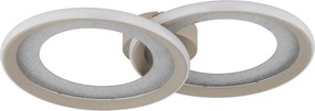 Globo 48064-30S - Lampă de tavan GLITRA cu LED, 30 W, 230 V, 3000 K, 31,5 x 52,5 cm