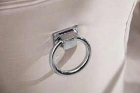 Set 2 scaune stil baroc Castle Leinen bej