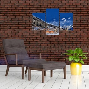 Tablou - Orășel de munte (90x60 cm)