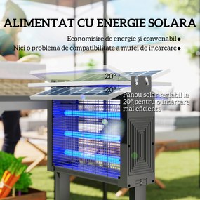 Outsunny Capcană Solar Anti-Țânț 200m² | Aosom Romania