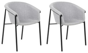 Set 2 buc scaun tip bar Anja (gri). 1077511