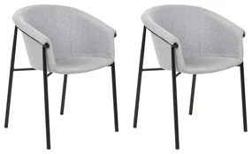 Set 2 buc scaun tip bar Anja (gri). 1077511