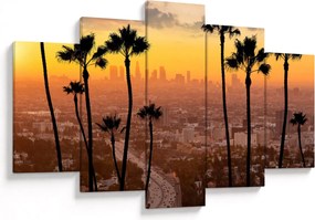 Tablou - Panorama din Los Angeles (150x105 cm)