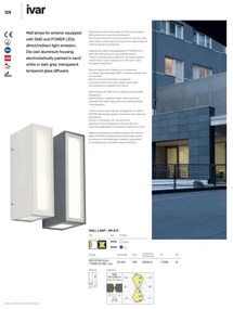 Aplică LED de exterior IVAR LED/7,6W/230V IP54 antracit Redo 90114