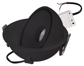 Spot LED Incastrabil Directionabil Design Modern, Vector 10w negru