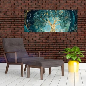 Tablou – Arborele vieții în univers (120x50 cm)