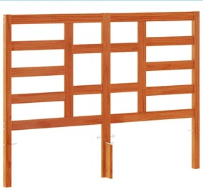 vidaXL Tăblie de pat, maro ceruit, 135 cm, lemn masiv de pin