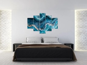 Tablou - Detaliu de acvamarin (150x105 cm)