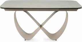 Masa extensibilă Infinity Ceramic bej mat/cașmir L160-240xl95 cm