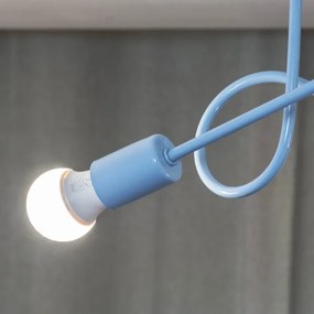 Lustru aplicat OXFORD, 2xE27/15W/230V, albastru