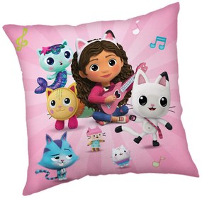Gabby&#039;s Dollhouse Melodies pernă decorativă 40x40 cm