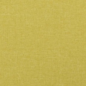 Pat continental, verde deschis, 140x200 cm, material textil Lysegronn, 140 x 200 cm, Culoare unica si cuie de tapiterie