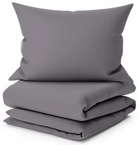 Lenjerie de pat din bumbac STANDO gri Dimensiune lenjerie de pat: 70 x 90 cm | 140 x 200 cm