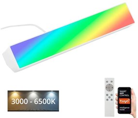 Lampă LED RGBW dimabilă de masă LED/9W/230V 3000-6500K Wi-Fi Tuya Brilo + telecomandă