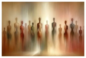 Tablou figuri abstracte în ceață