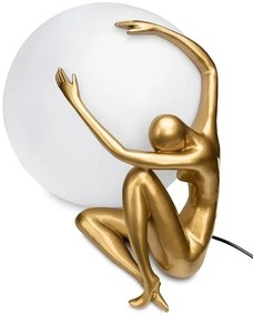 Lampa de podea decorativa cu design original Woman 50 auriu