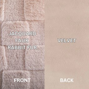 Pernă decorativă din micropluș/cocolino 45x45 cm Rava – Tiseco Home Studio