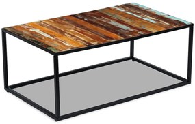 vidaXL Măsuță de cafea, 100 x 60 x 40 cm, lemn masiv reciclat