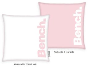 Față de pernă Bench roz deschis, 50 x 50 cm