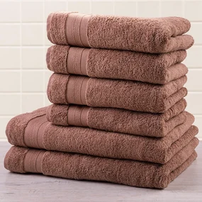 Set prosoape frotir MEXICO maro, 6 buc