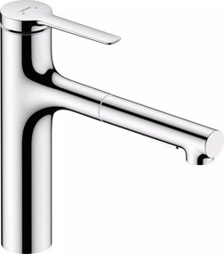 Baterie bucatarie cu dus extractibil Hansgrohe Zesis M33 160 cu 2 jeturi