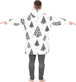 Hanorac din micropluș 4Home Frosted Trees, uni L - pentru bărbați