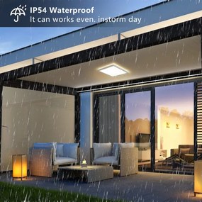 Plafonieră LED pentru baie Brilagi ULTRA SLIM LED/24W/230V 42x42 cm alb IP54