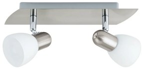 Spot LED RGB dimabil ENEA-C 2xE14/4W/230V Eglo 35374 + telecomandă