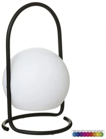 Lampa veioza outdoor Pia, multicolora, suport metalic, 18xH29.5 cm